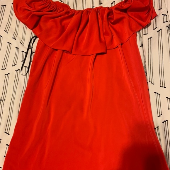Forever 21 Red Off the Shoulder Dress - Picture 1 of 1
